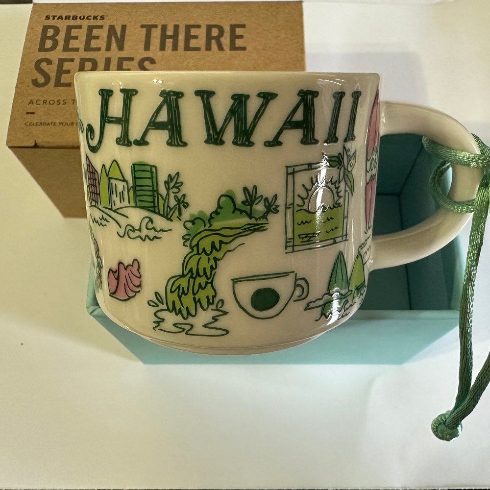 Starbucks Been There Series Ornament Expresso Mug Hawaii 2oz NIB